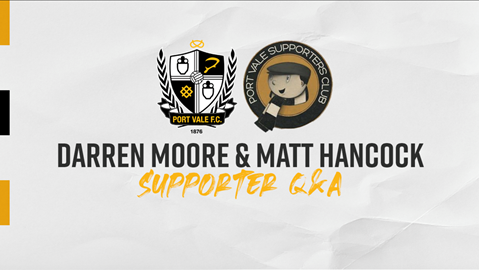 Watch Live | An Evening with Darren Moore and Matt Hancock